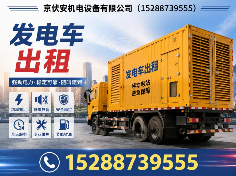 营口发电车租赁展示图